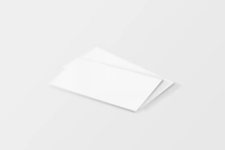 Download Business card mockup psd on white background