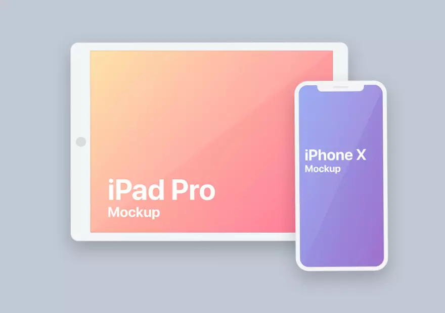 Download iPhone and iPad Pro PSD Mockup