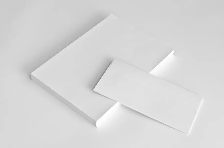 PSD mockup of a sheet of paper and an envelope