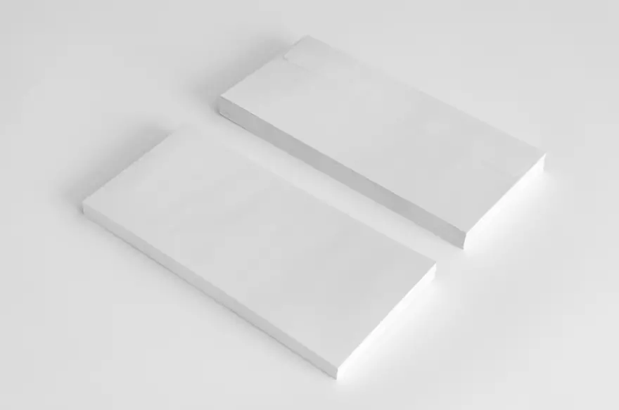 Download PSD mockup of stacks of envelopes