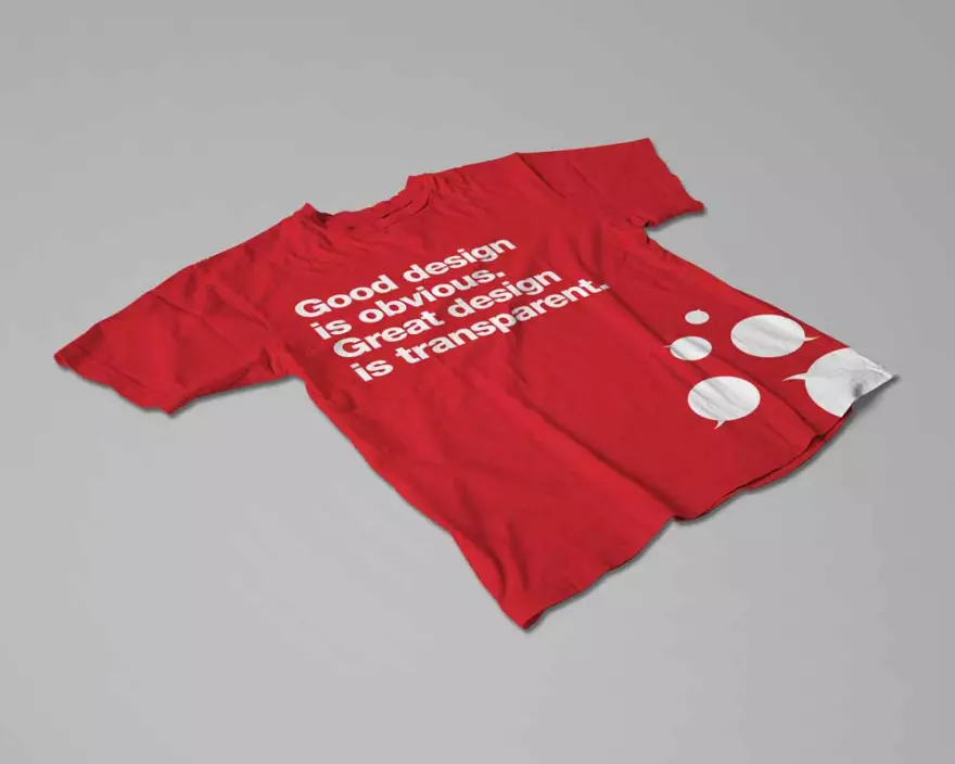 Download Free red t-shirt PSD mockup
