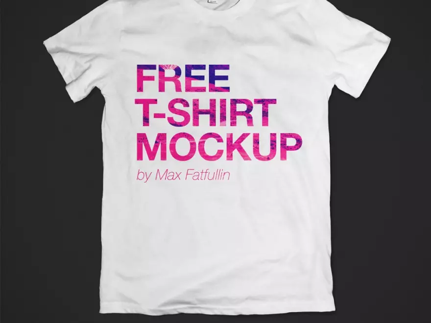 Download Simple T-shirt PSD Mockup