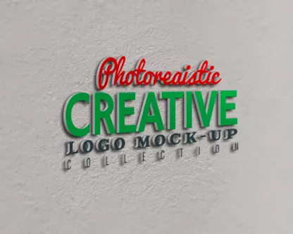 Colorful logo mockups FREE