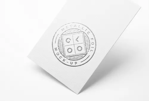 Business card logo mockup PSD