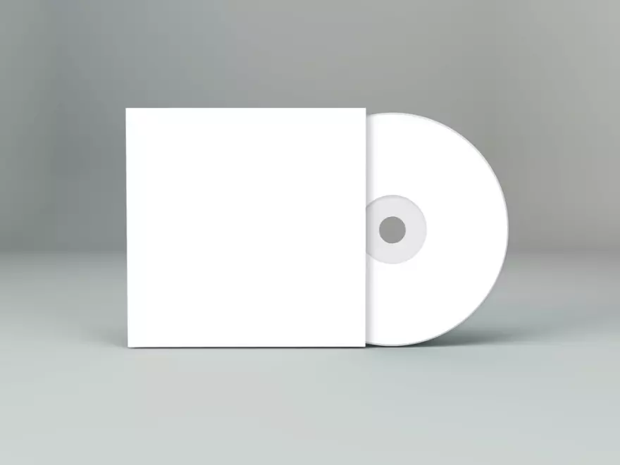 Download CD PSD mockup in a case