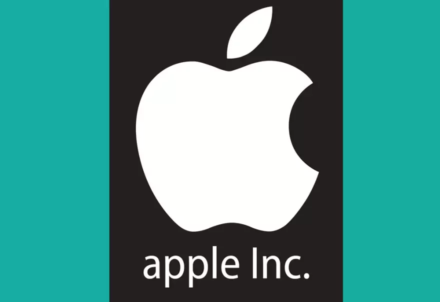 Скачать Apple logo PSD mockup