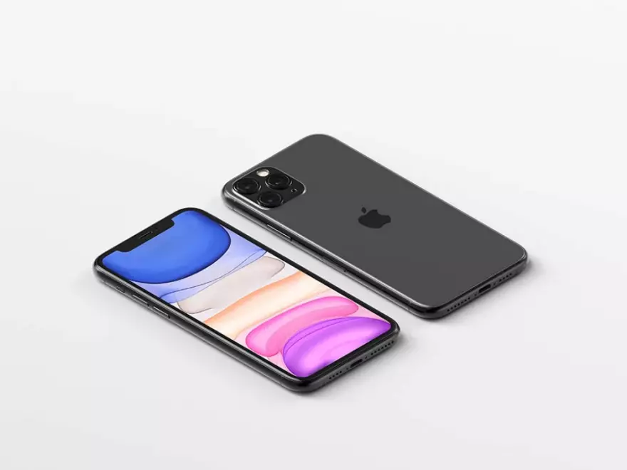 Download iPhone 11 Pro PSD Mockup