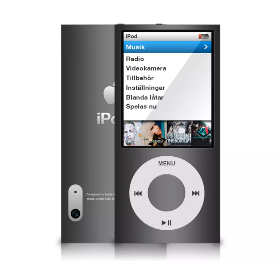 Download Nano iPod PSD mockup
