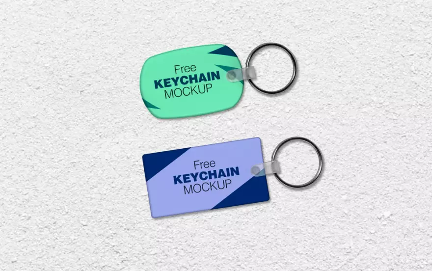 Download Keychain PSD mockup