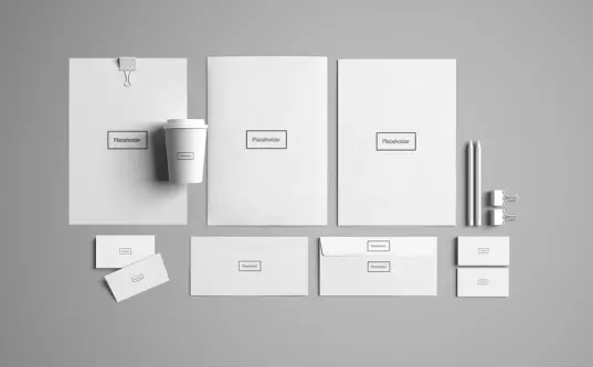 15 minimalist branding mockups