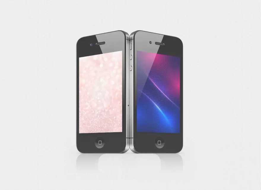 Download Two iPhone 4 PSD mockup