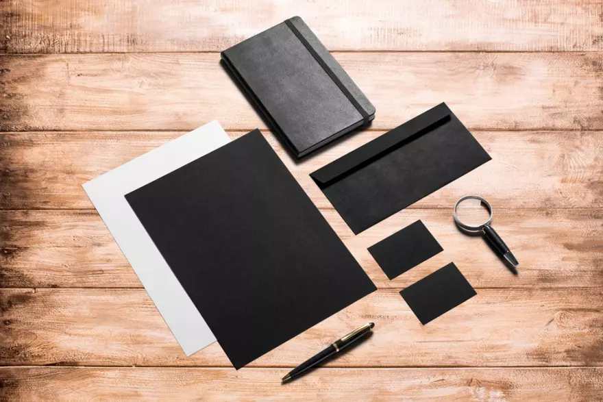 Download Business items PSD mockup