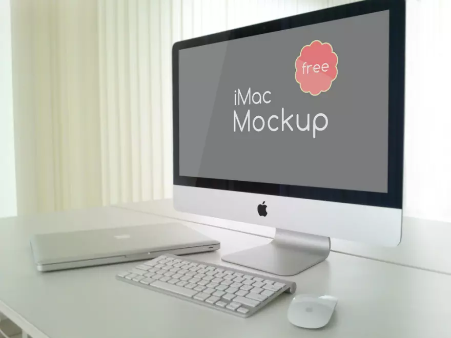 Download iMac PSD mockup