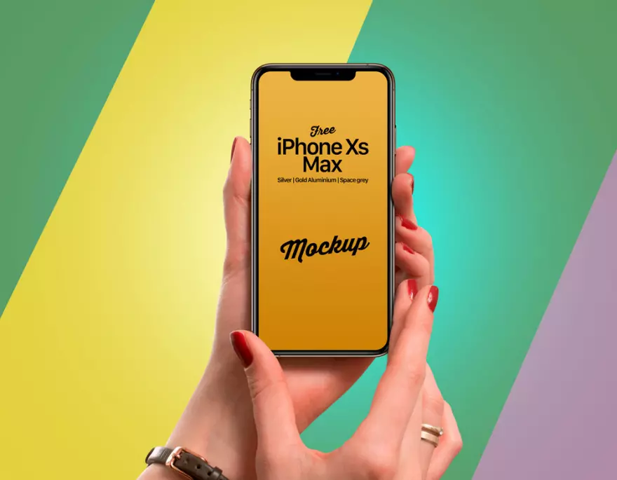 Download iPhone XS mockup PSD