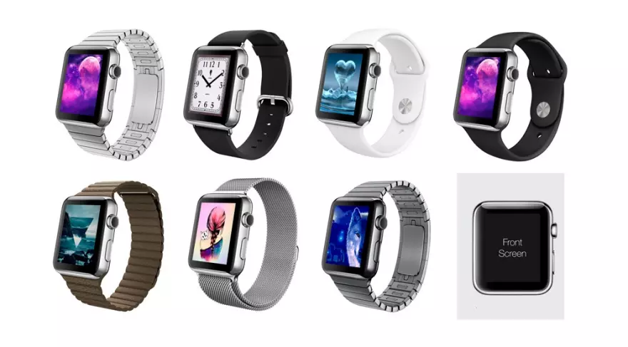 Download Apple Watch PSD mockup