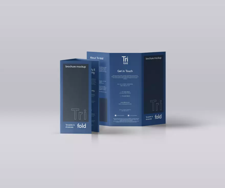 Download PSD mockup of two booklets