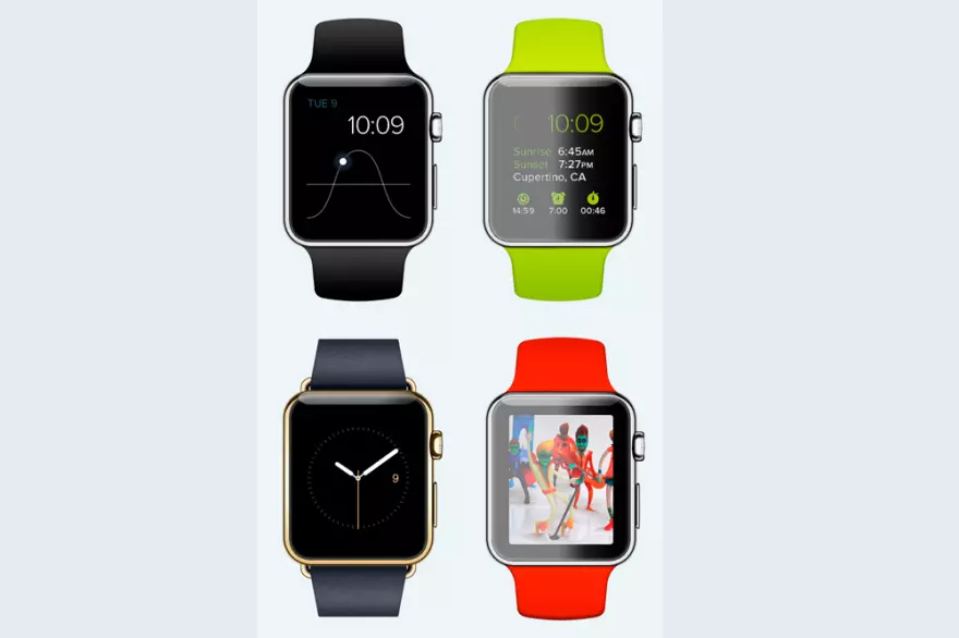 Download 4 watch PSD mockups in one image