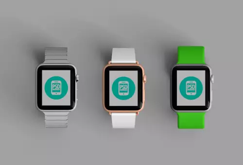 Watch collection PSD mockup