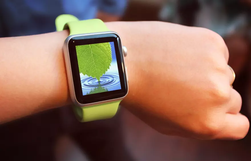 Download Sports smart watch PSD mockup