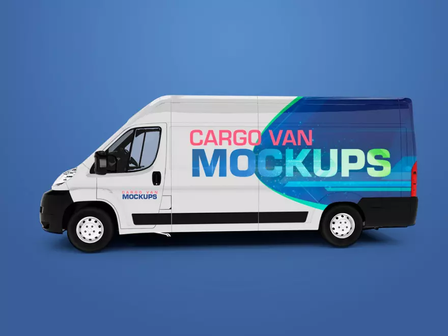 Download Cargo Van PSD Mockup