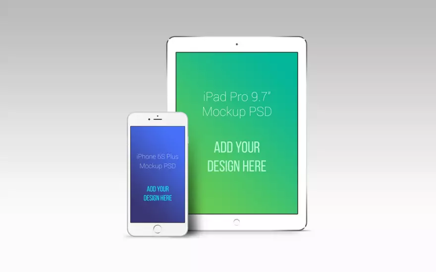 Download iPhone and iPad PSD mockup