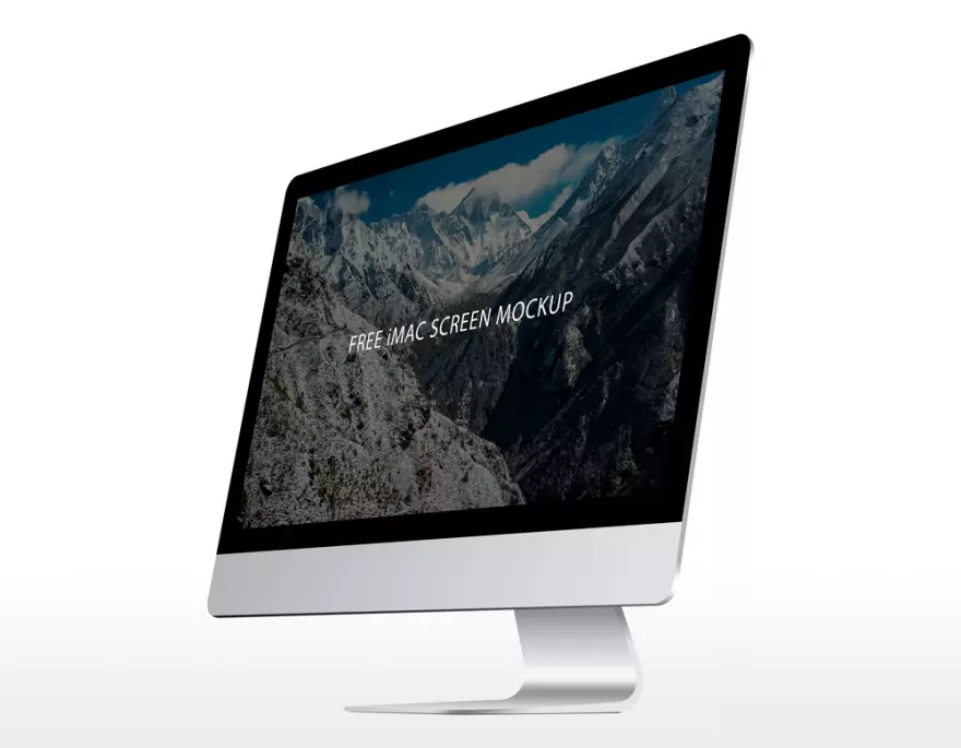Download iMac PSD mockup