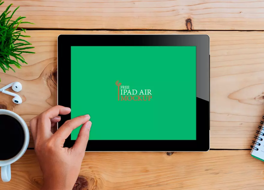 Download iPad Air PSD mockup