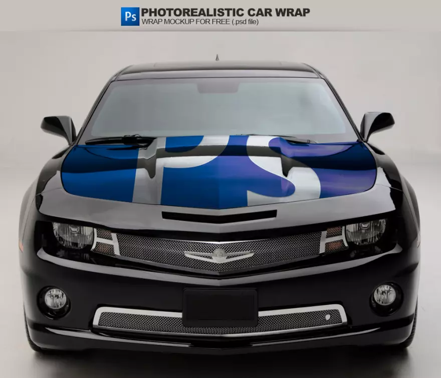 Download Car logo PSD mockup