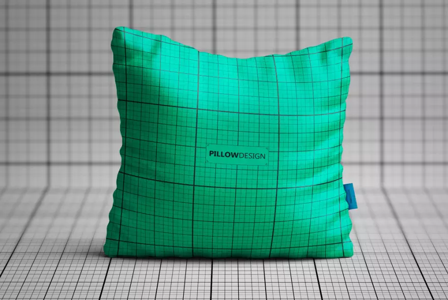 Download Green pillow PSD mockup