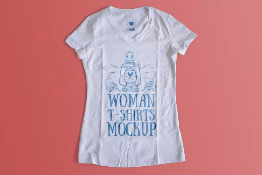 Download FREE MOCKUP wrinkled t-shirt