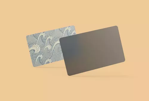 Plastic cards PSD MOCKUP