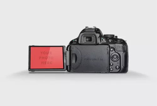 Digital camera PSD mockup