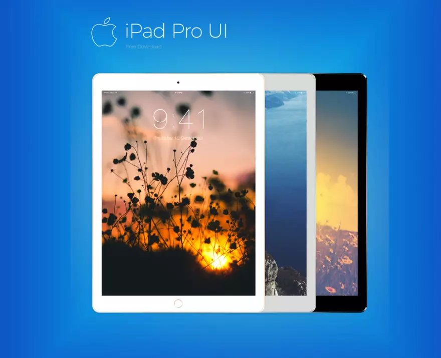 Download Mockup iPad Pro UI