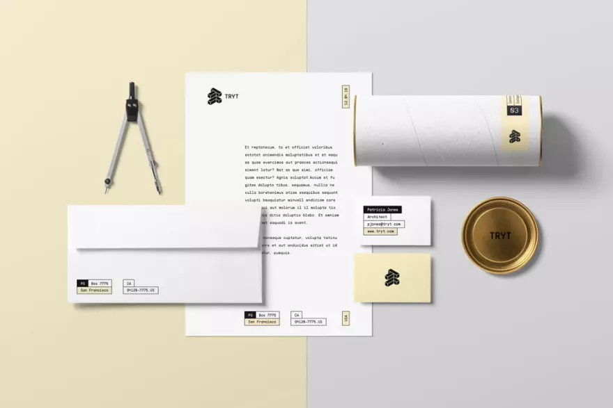 Download Business stationery mockup PSD