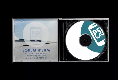 CD mockup PSD