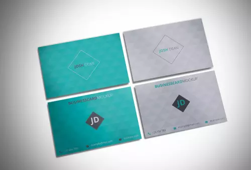 Free business cards psd mockup
