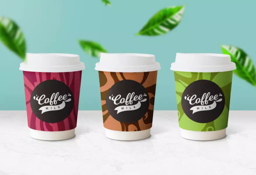 Download FREE coffee cup PSD mockup