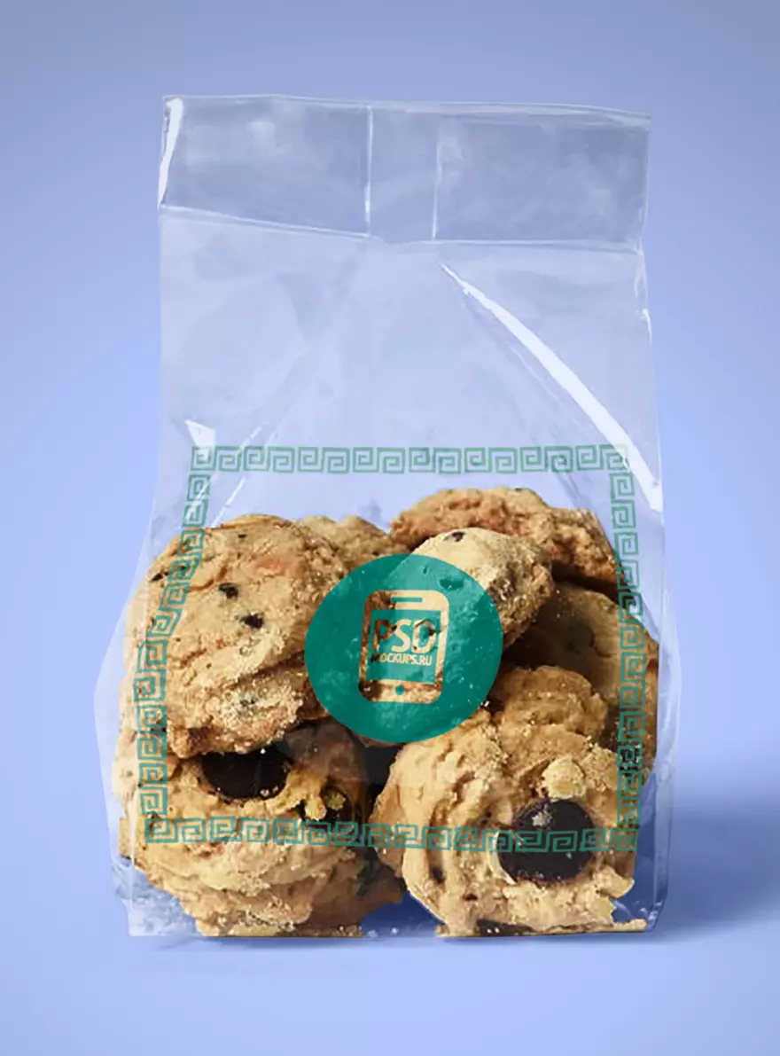 Download Pack of cookies PSD mockup