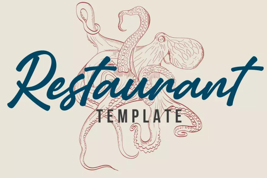Скачать Restaurant logo PSD layout