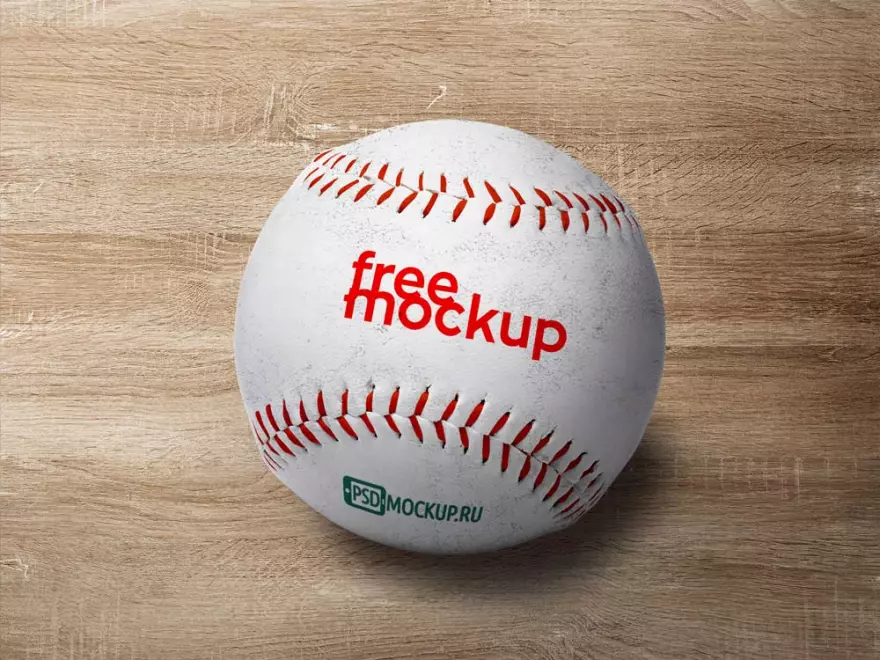Download Baseball ball PSD mockup