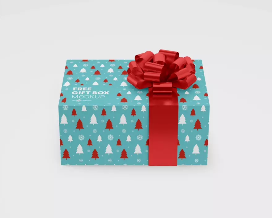Download Gift box PSD mockup