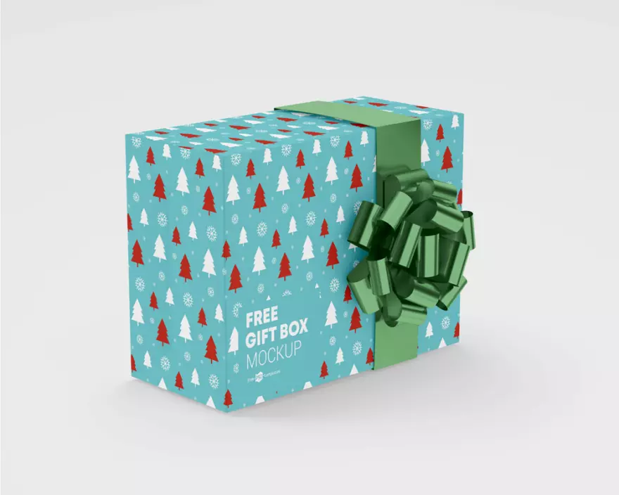 Download Gift box PSD mockup