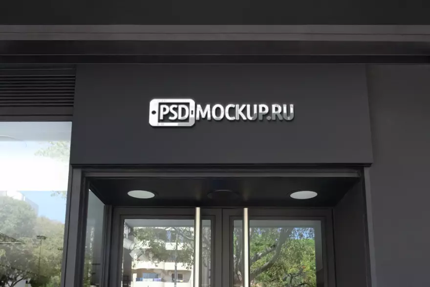 Download Signboard mockup PSD