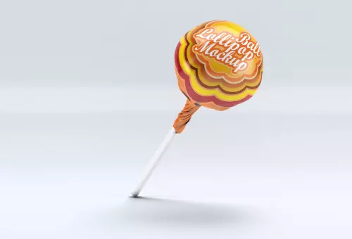 Lollipop PSD mockup