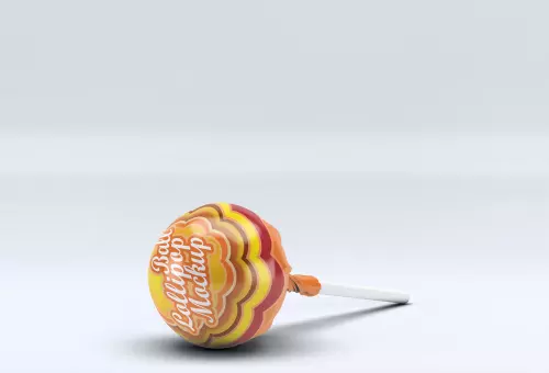 Lollipop PSD mockup