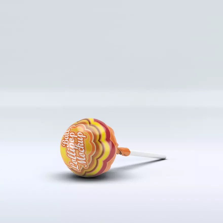 Download Lollipop PSD mockup