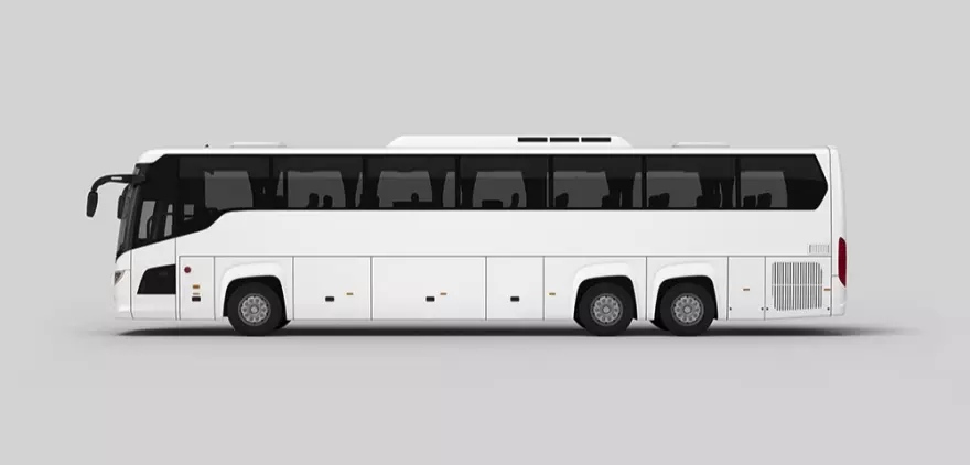 Download Passenger bus mockup