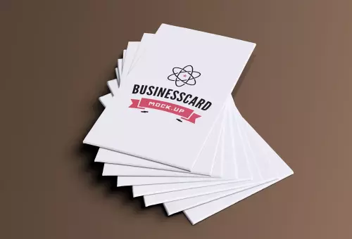 Free business card psd mockup